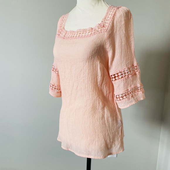 Unique Spectrum 3/4 Sleeve Blouse - Picture 5 of 5